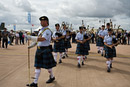 Pipes and drums - not too long ago I saw many of those in Toronto // Typicka armadni kapela - dudy a bubny. Nedavno jsem jich v Torontu videl stovky