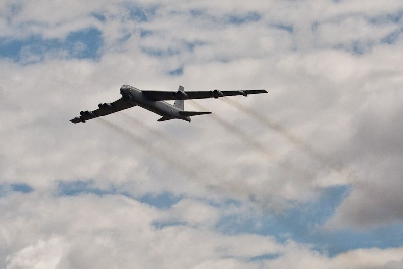 B-52 Stratofortress flypast